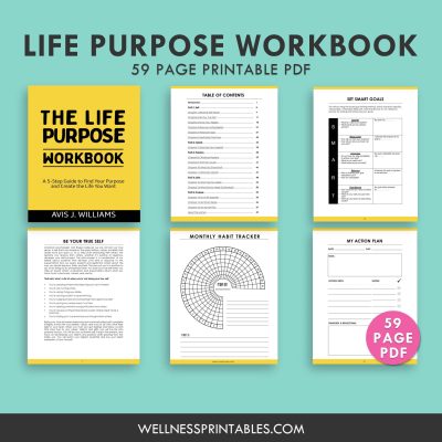 life purpose worksheets